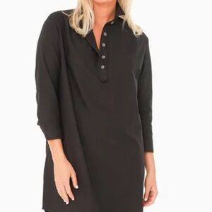 Tuckernuck Pomander Place Black Polly Dress